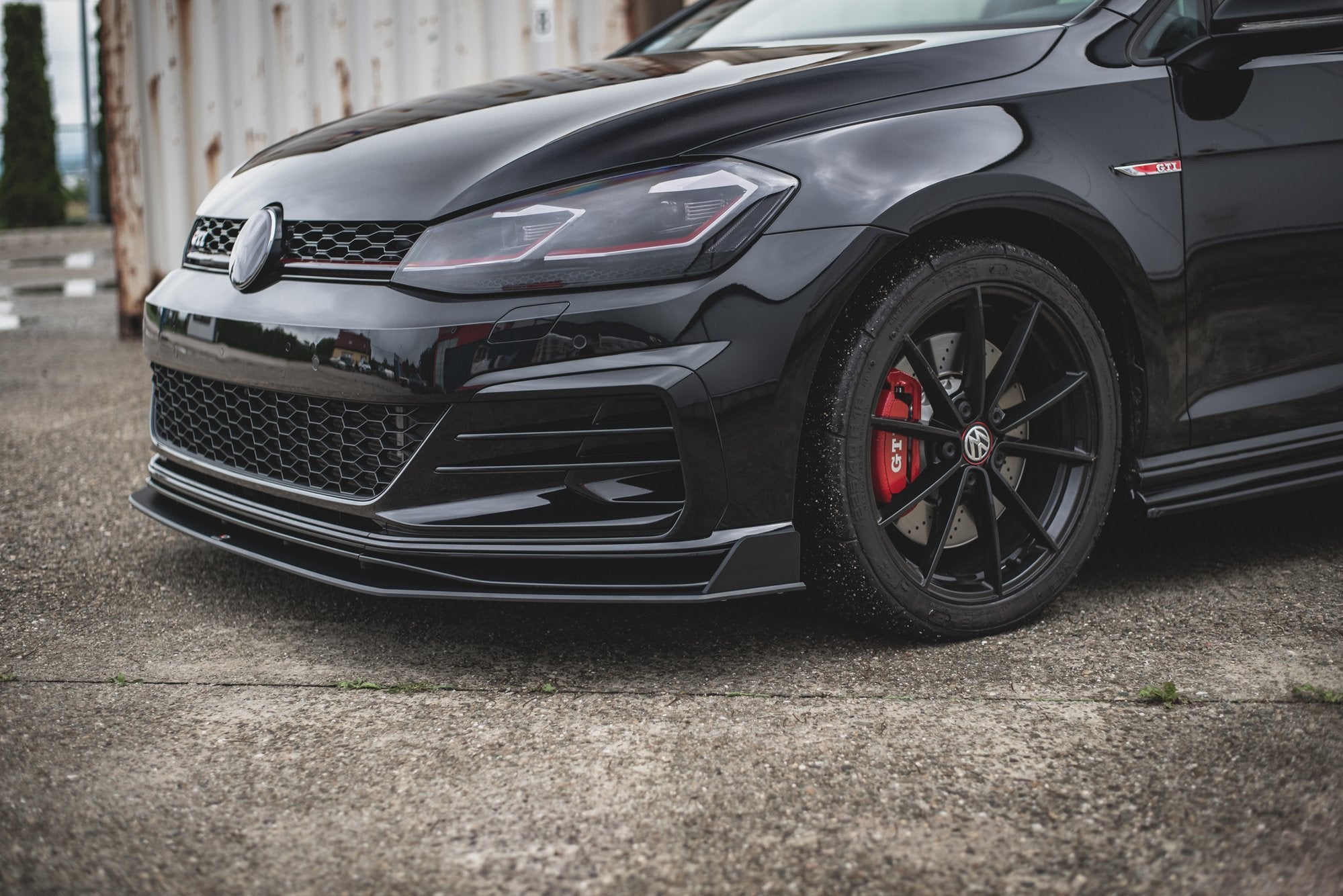 Maxton Design Street Pro Front Splitter para Volkswagen Golf Mk7 GTI TCR - imagen 2