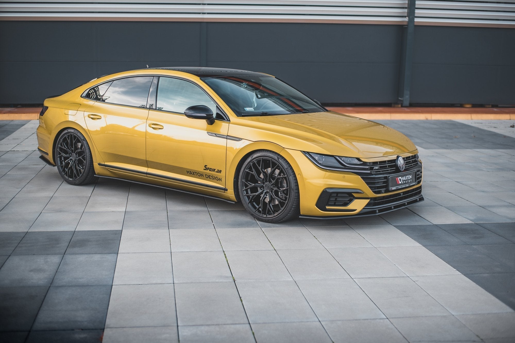 Maxton Design Street Pro Front Splitter para Volkswagen Arteon R-Line Sedan / Shooting Brake Mk1 - imagen 4