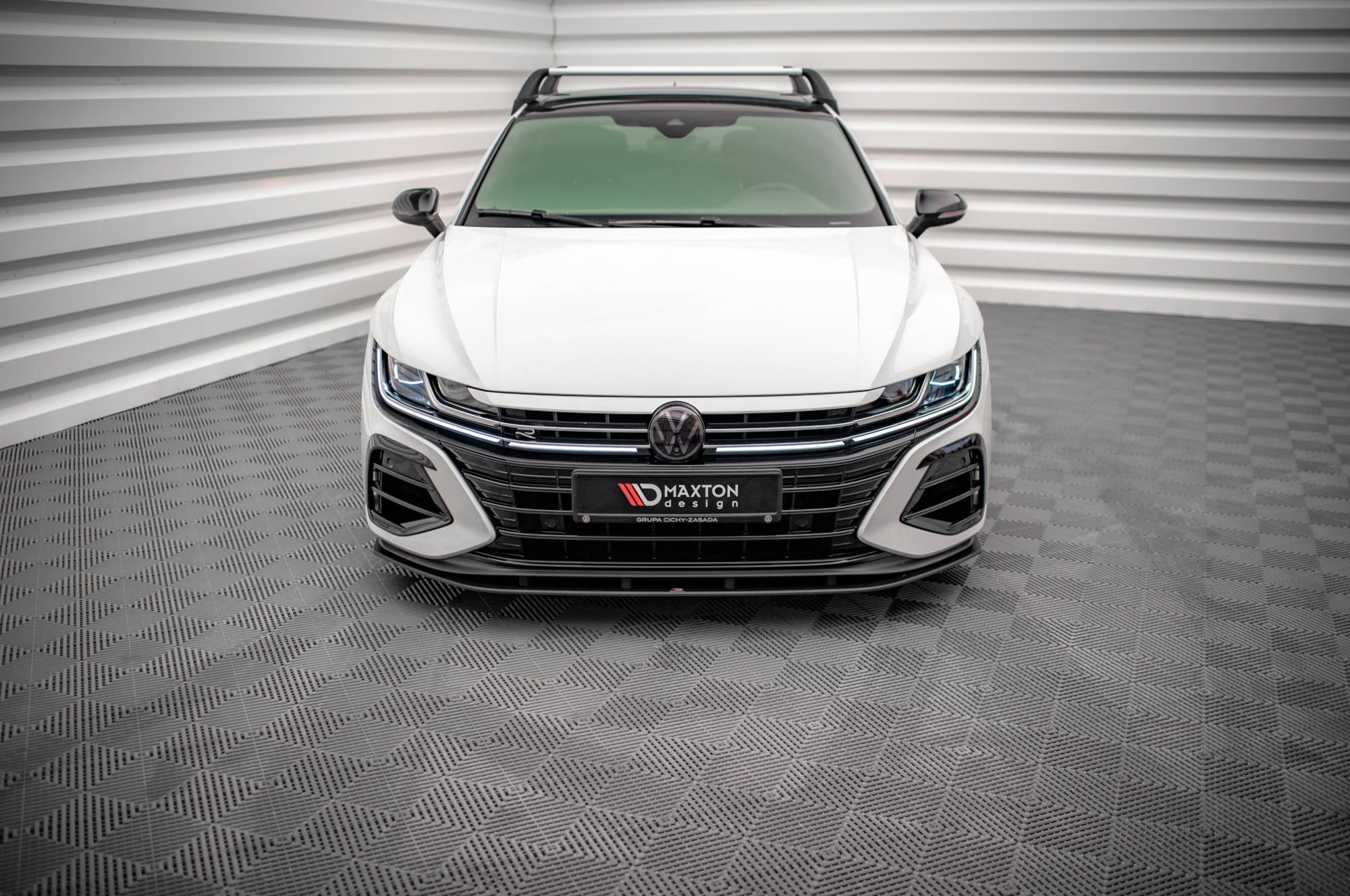 Maxton Design Street Pro Front Splitter para Volkswagen Arteon R Sedan / Shooting Brake Mk1 Faceift - imagen 2