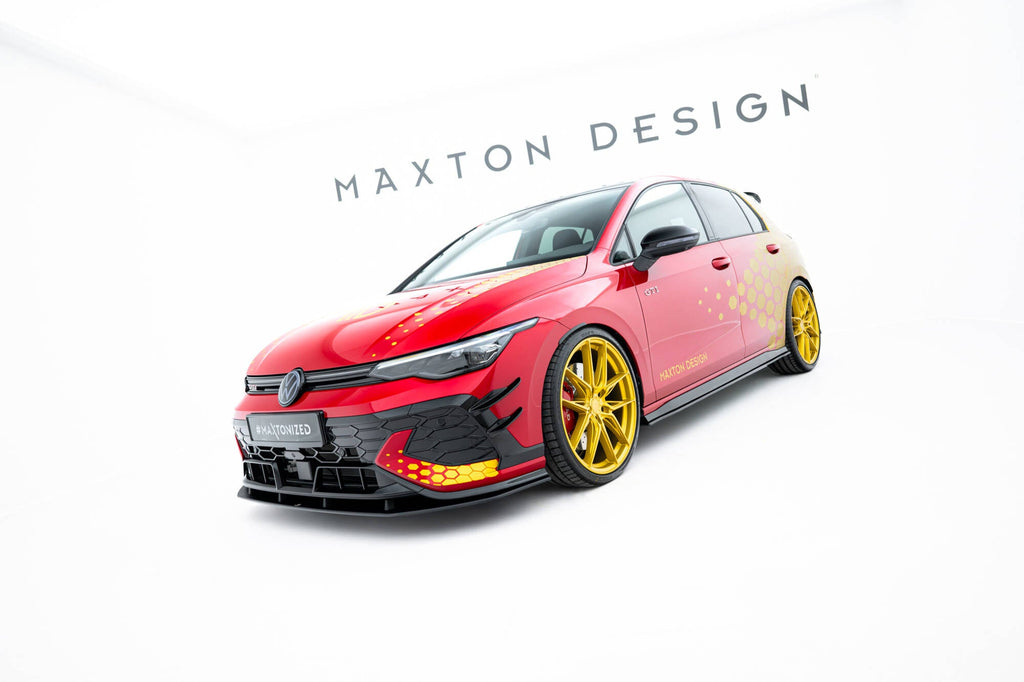 Maxton Design Street Pro Front Splitter para Volkswagen Golf GTI Clubsport Mk8 Facelift - imagen 3