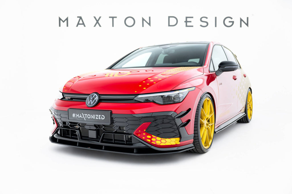 Maxton Design Street Pro Front Splitter para Volkswagen Golf GTI Clubsport Mk8 Facelift - imagen 1