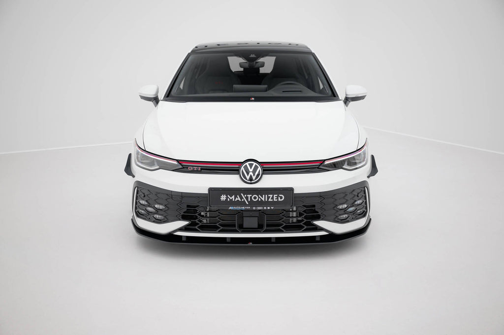 Maxton Design Street Pro Front Splitter para Volkswagen Golf GTI / GTE / R-Line Mk8 Facelift - imagen 2