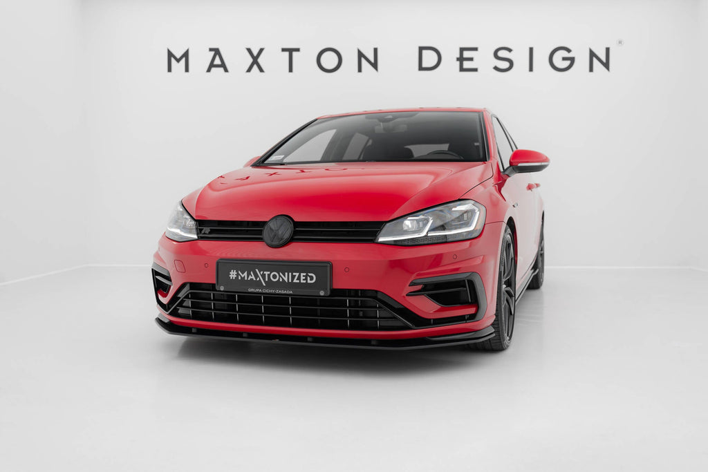 Maxton Design Street Pro Front Splitter para Volkswagen Golf R / R-Line Mk7 Facelift - imagen 1