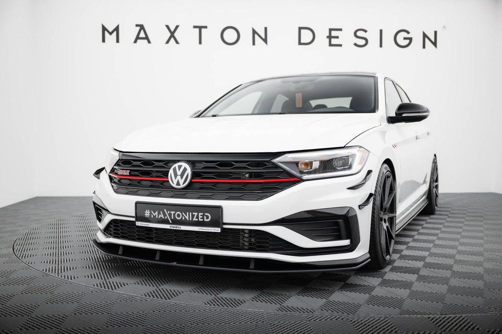 Maxton Design Street Pro Front Splitter para Volkswagen Jetta GLI Mk7 - imagen 1