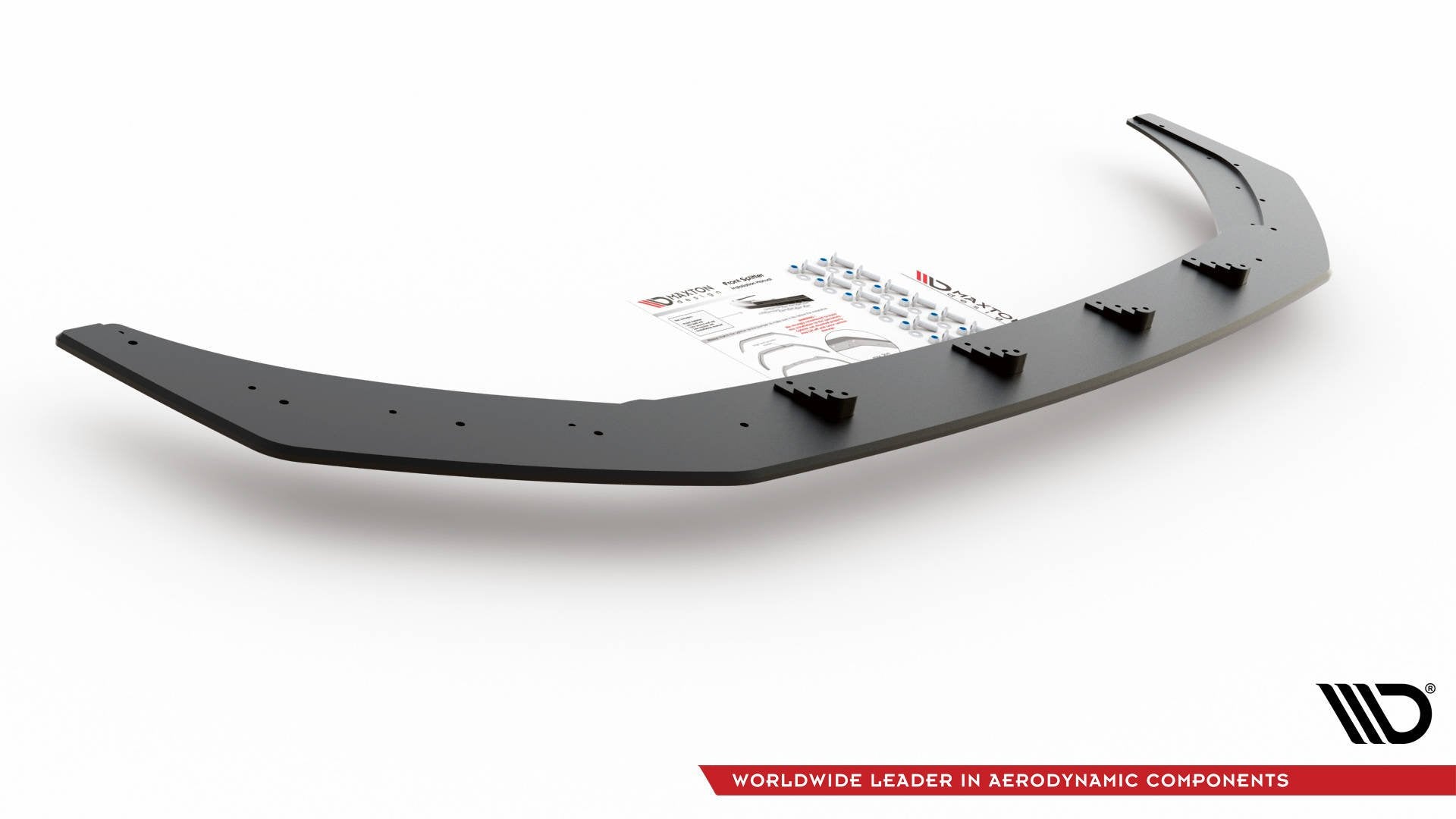 Maxton Design Street Pro Front Splitter para Volkswagen Polo GTI Mk6 - imagen 5