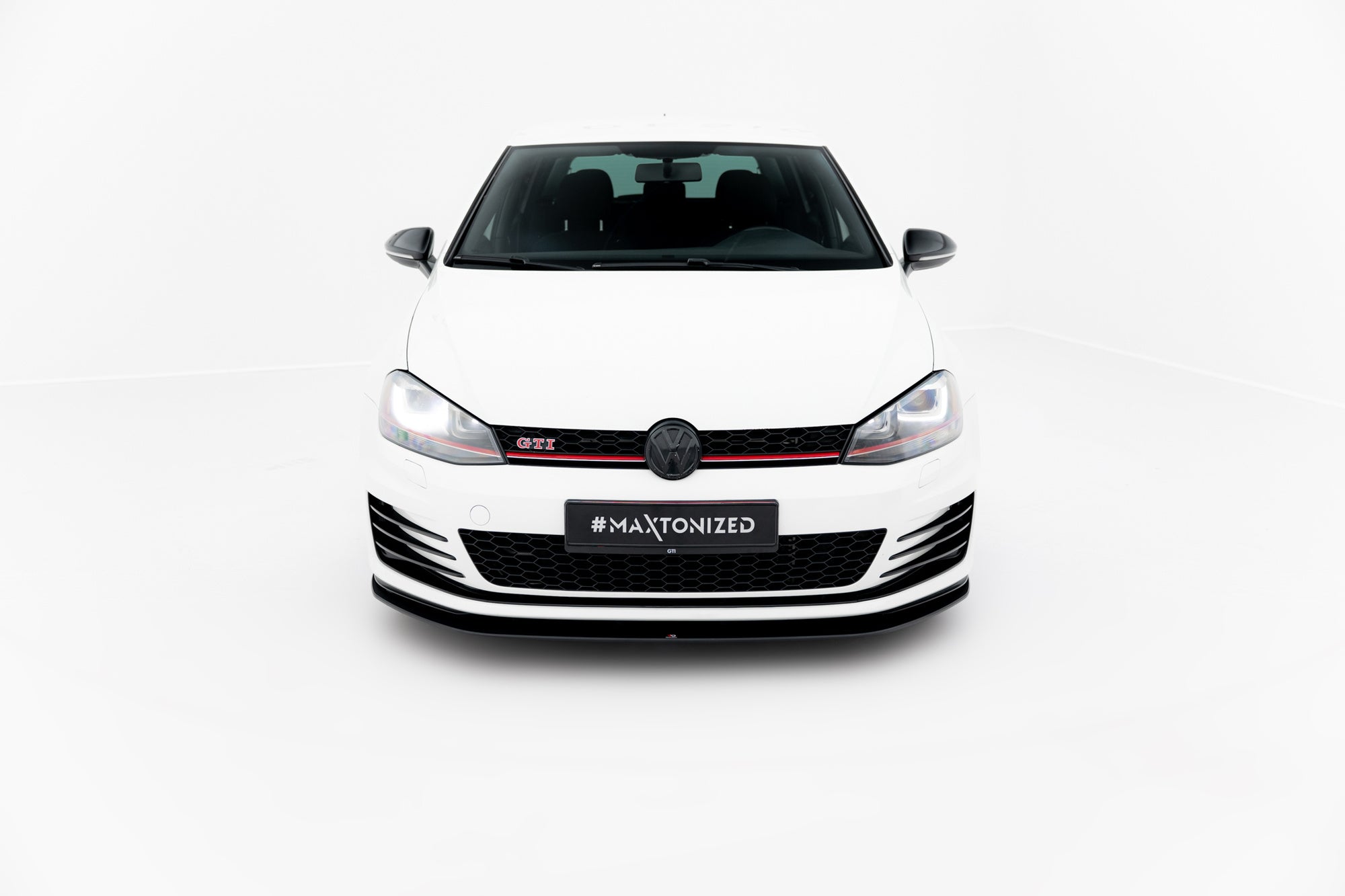 Maxton Design Street Pro Front Splitter para Volkswagen Golf Mk7 GTI - imagen 2