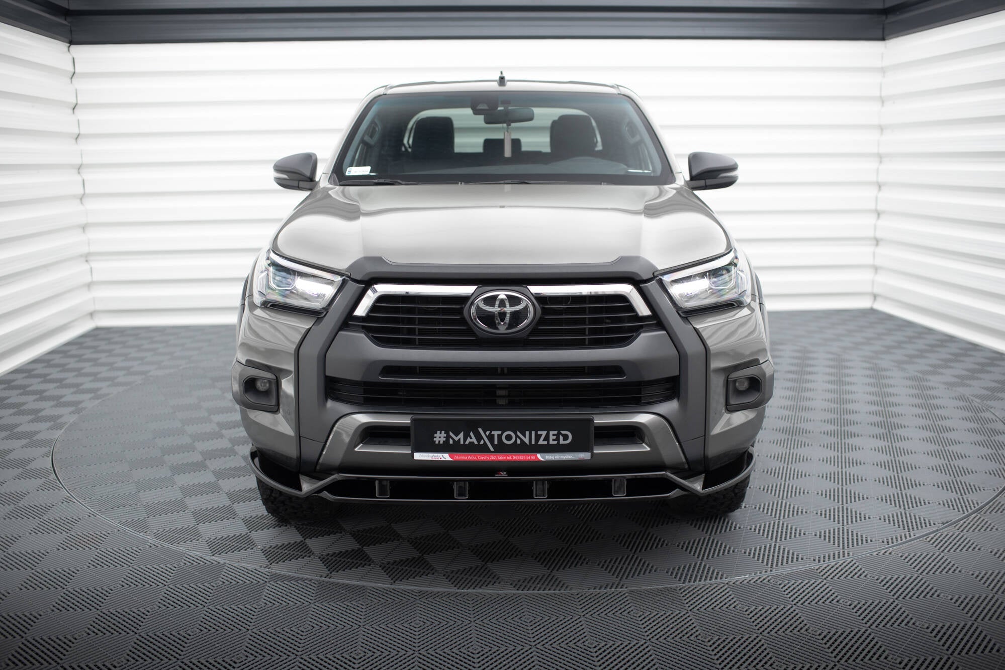 Maxton Design Splitter delantero para Toyota Hilux Invincible Mk8 Facelift - imagen 2