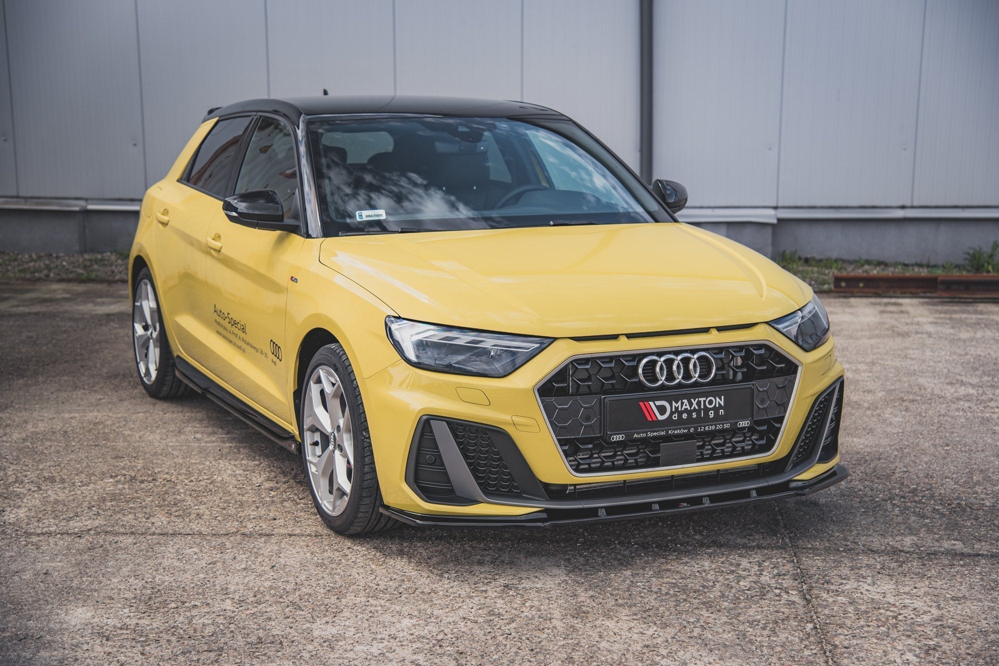 Maxton Design Splitter delantero V.1 para Audi A1 S-Line GB - imagen 2