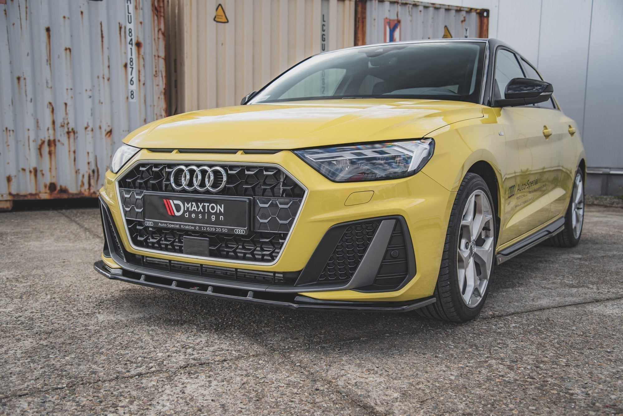 Maxton Design Splitter delantero V.1 para Audi A1 S-Line GB - imagen 1