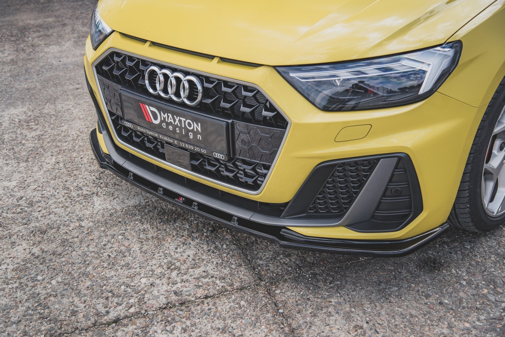 Maxton Design Splitter delantero V.1 para Audi A1 S-Line GB - imagen 4