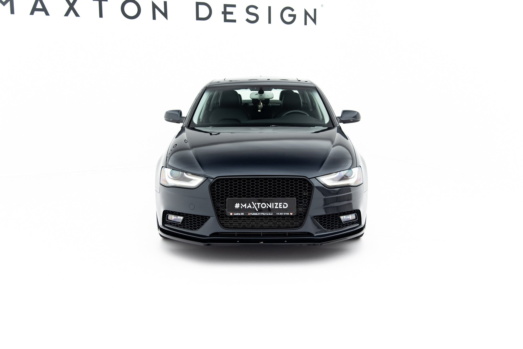 Maxton Design Splitter delantero V.1 para Audi A4 B8 Facelift - imagen 2