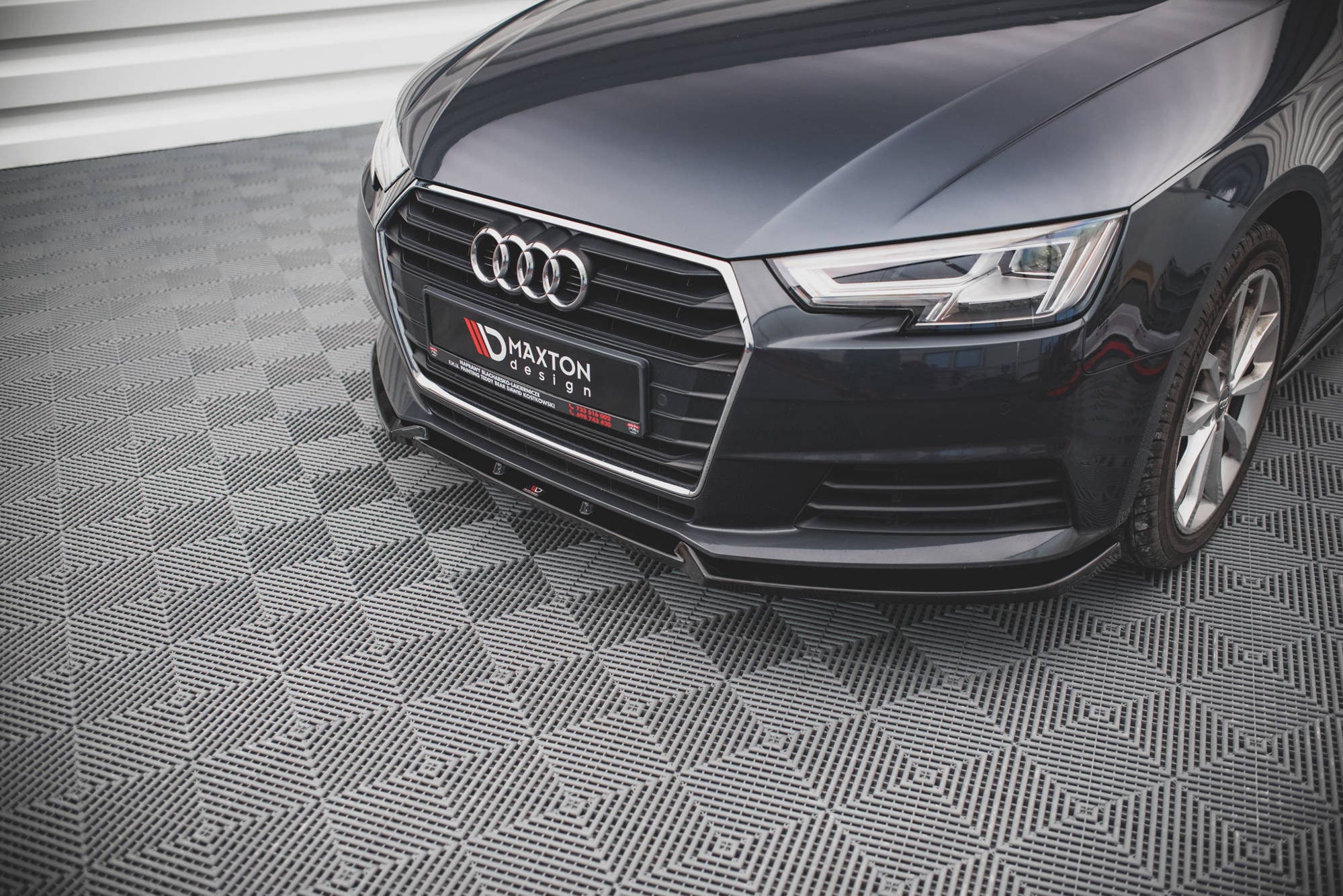 Maxton Design Splitter delantero V.1 para Audi A4 B9 - imagen 3