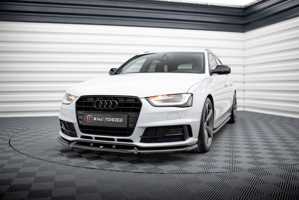 Maxton Design Splitter delantero V.1 para Audi A4 Competition B8 Facelift - imagen 1