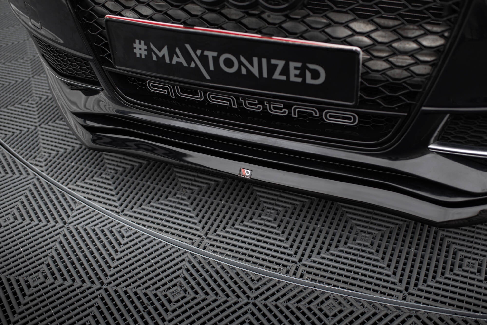 Maxton Design Splitter delantero V.1 para Audi A4 S-Line / S4 B8 Facelift - imagen 3