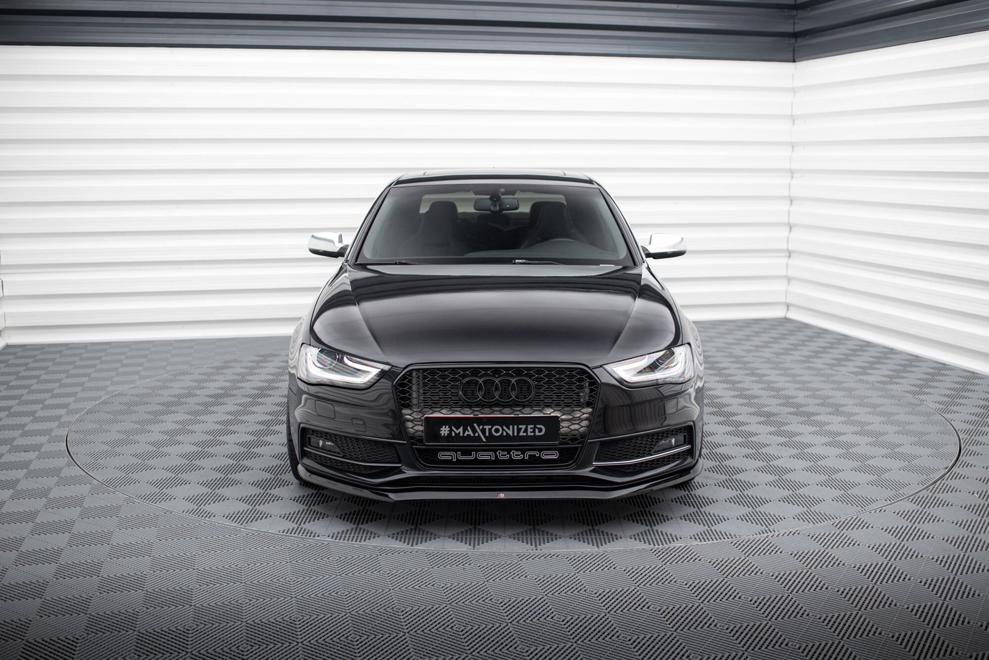 Maxton Design Splitter delantero V.1 para Audi A4 S-Line / S4 B8 Facelift - imagen 2