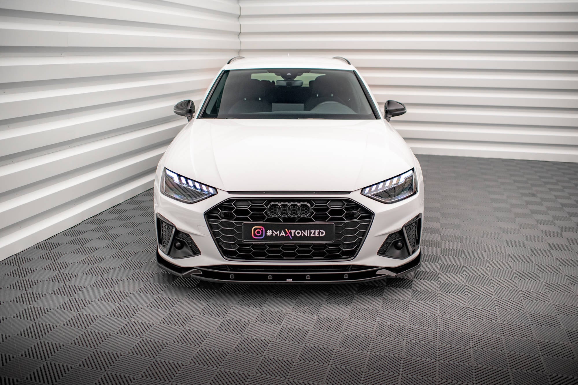 Maxton Design Splitter delantero V.1 para Audi A4 S-Line / S4 B9 Facelift - imagen 2