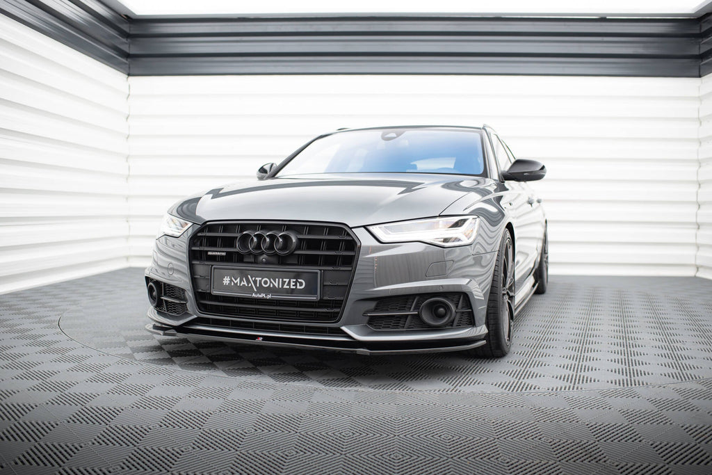 Maxton Design Splitter delantero V.1 para Audi A6 / A6 C7 S-line/ S6 C7 Facelift - imagen 1