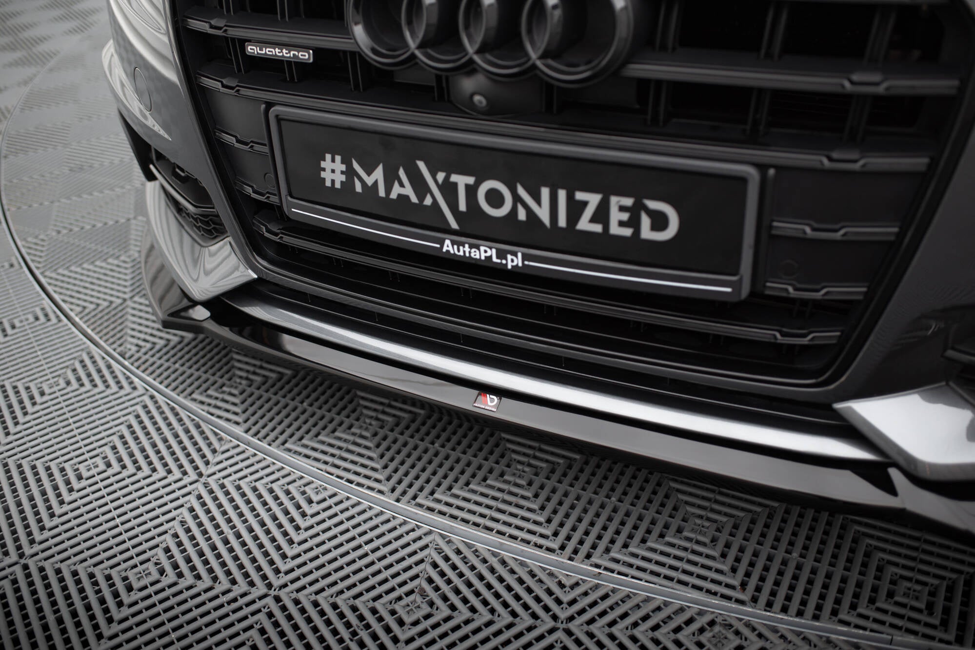 Maxton Design Splitter delantero V.1 para Audi A6 / A6 C7 S-line/ S6 C7 Facelift - imagen 3