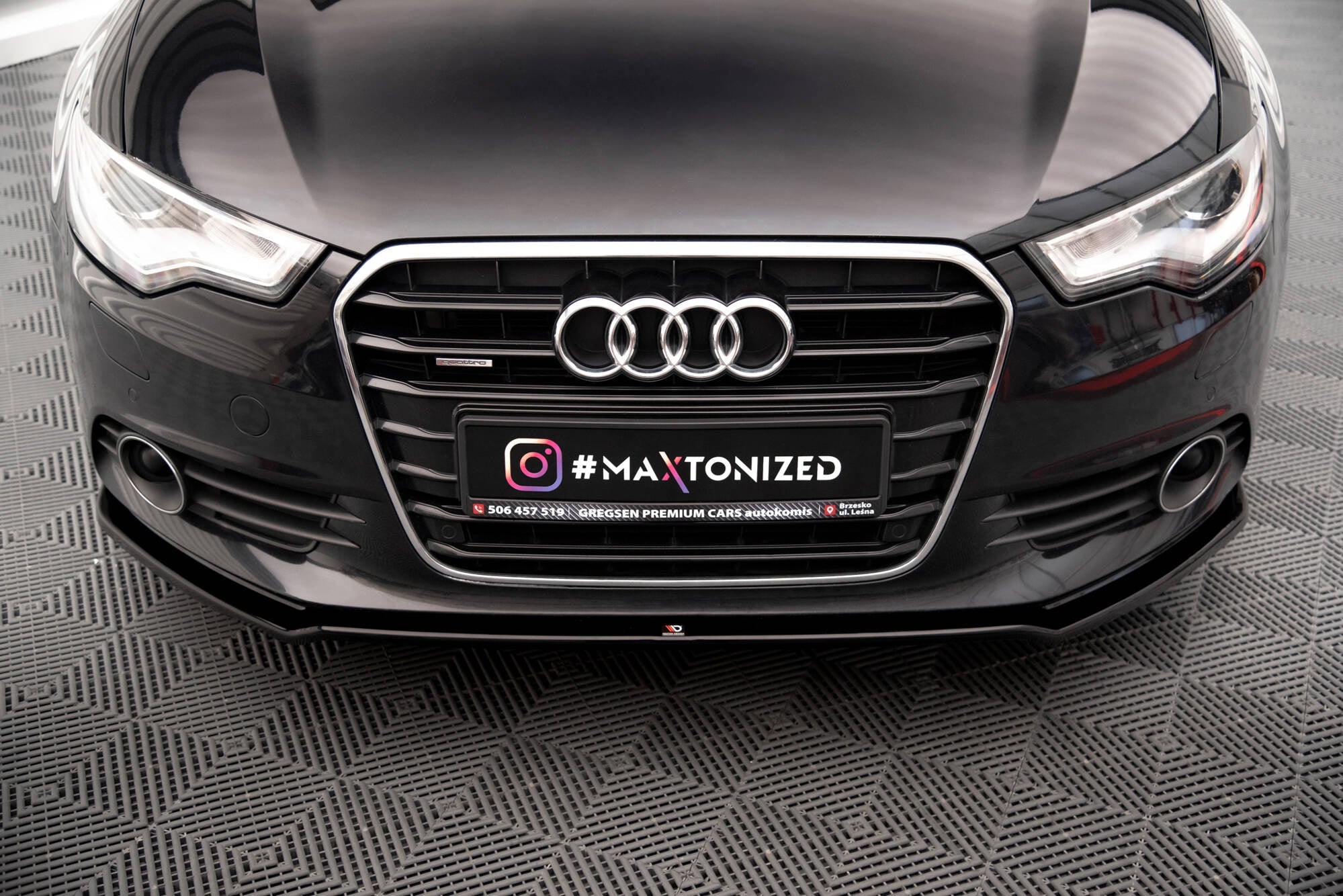 Maxton Design Splitter delantero V.1 para Audi A6 C7 - imagen 2