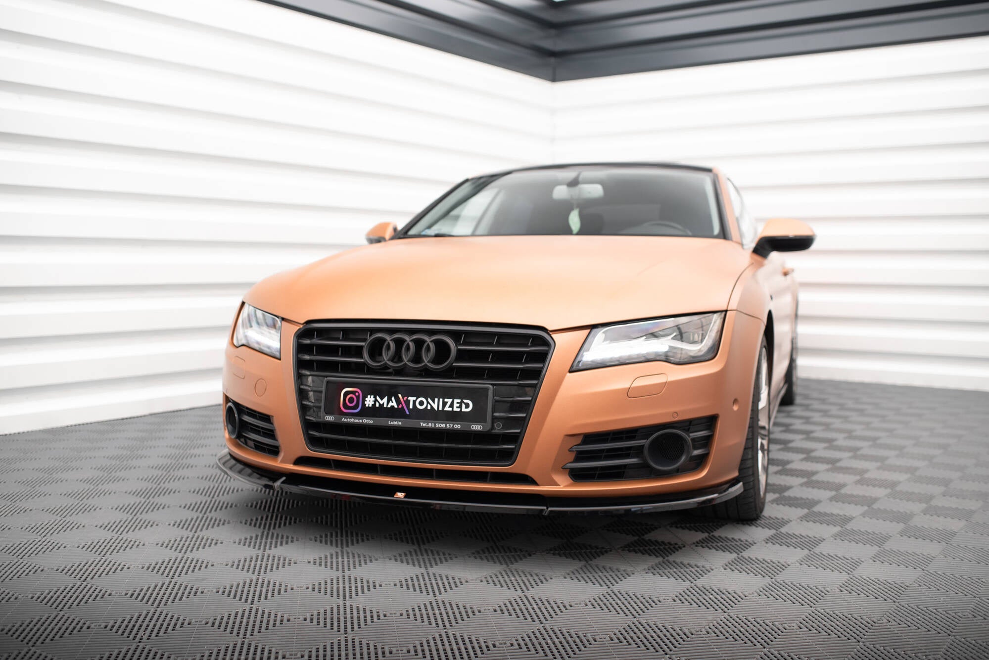 Maxton Design Splitter delantero V.1 para Audi A7 C7 - imagen 1