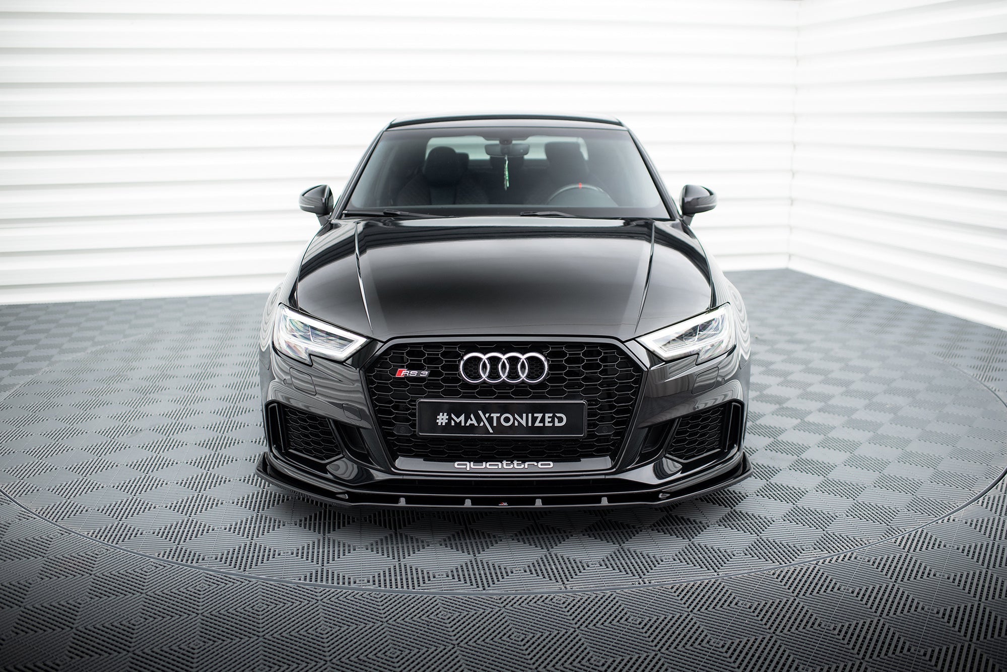 Maxton Design Splitter delantero V.1 para Audi RS3 8V Facelift Sedan - imagen 2