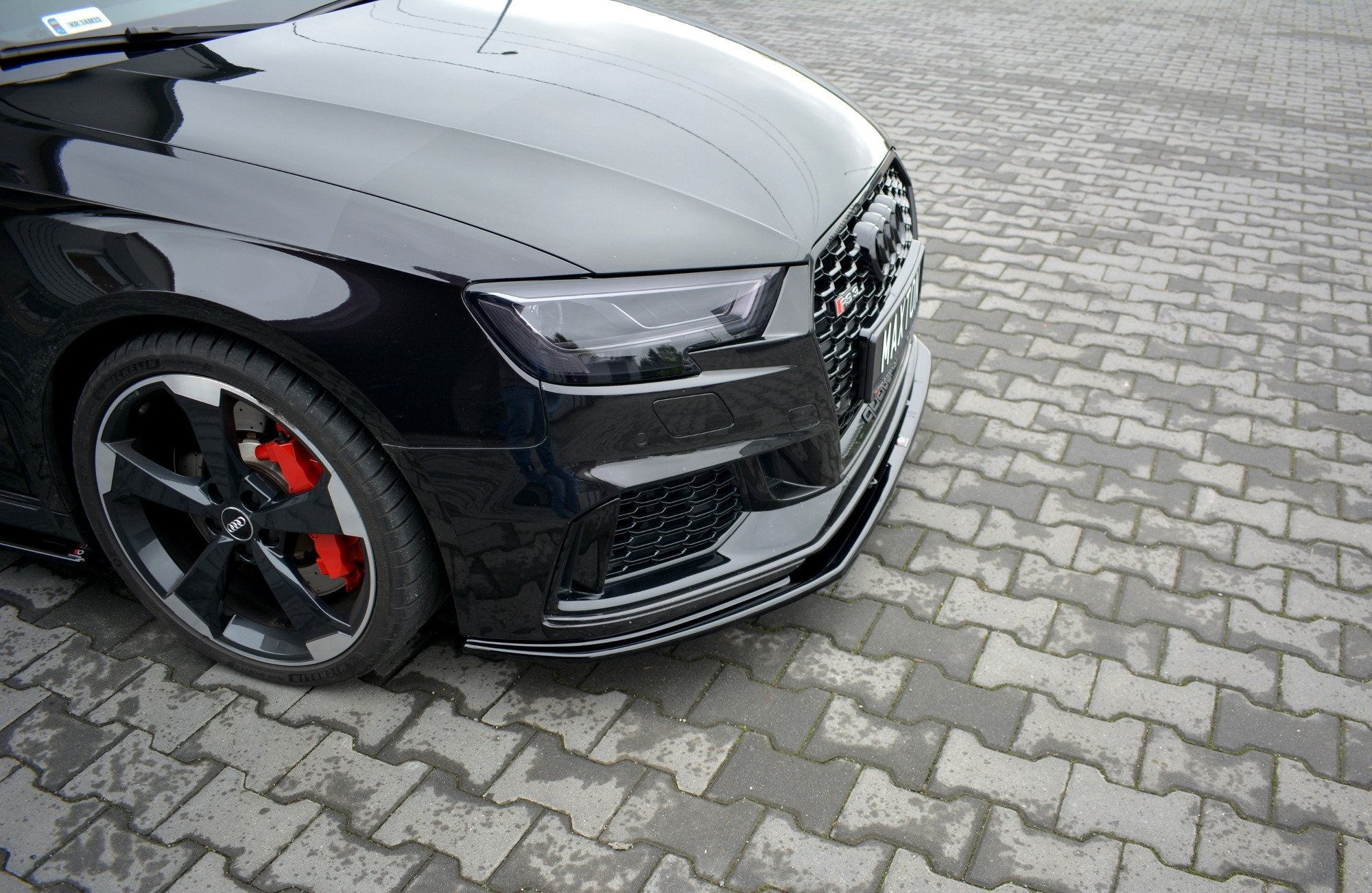 Maxton Design Splitter delantero V.1 para Audi RS3 Sportback 8V Facelift - imagen 4