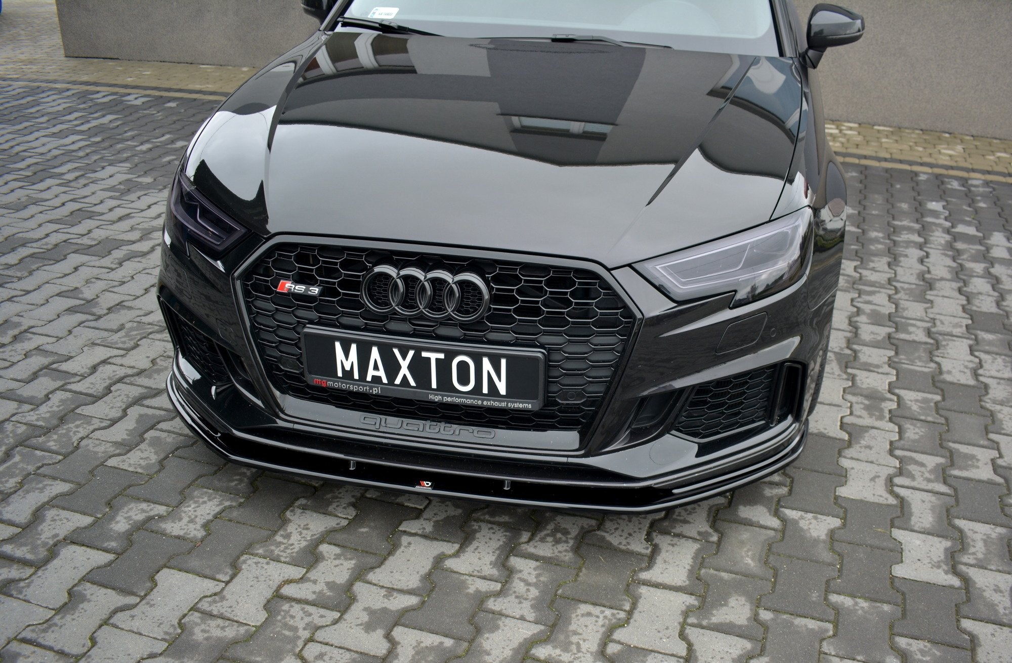 Maxton Design Splitter delantero V.1 para Audi RS3 Sportback 8V Facelift - imagen 2