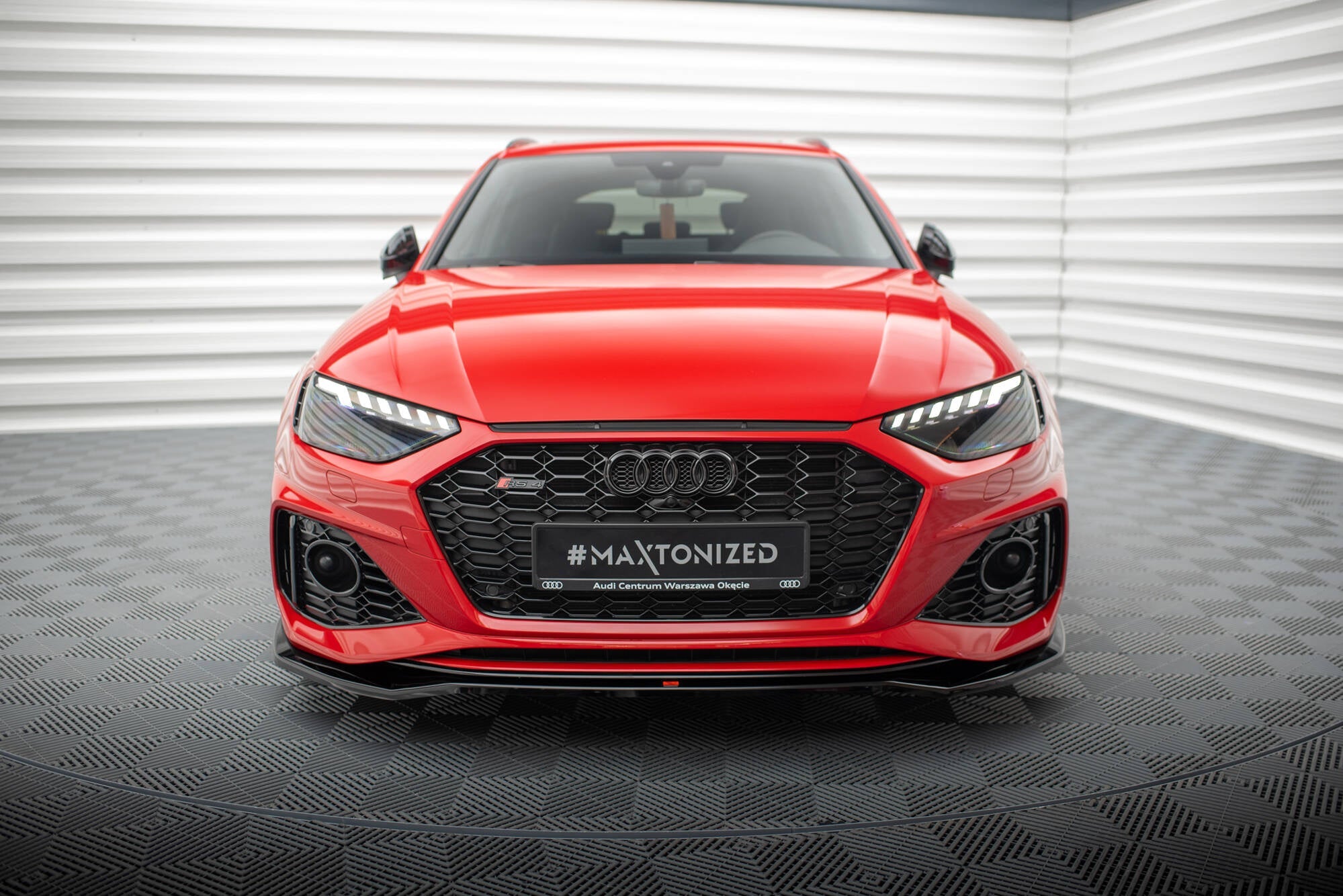 Maxton Design Splitter delantero V.1 para Audi RS4 B9 Facelift - imagen 2
