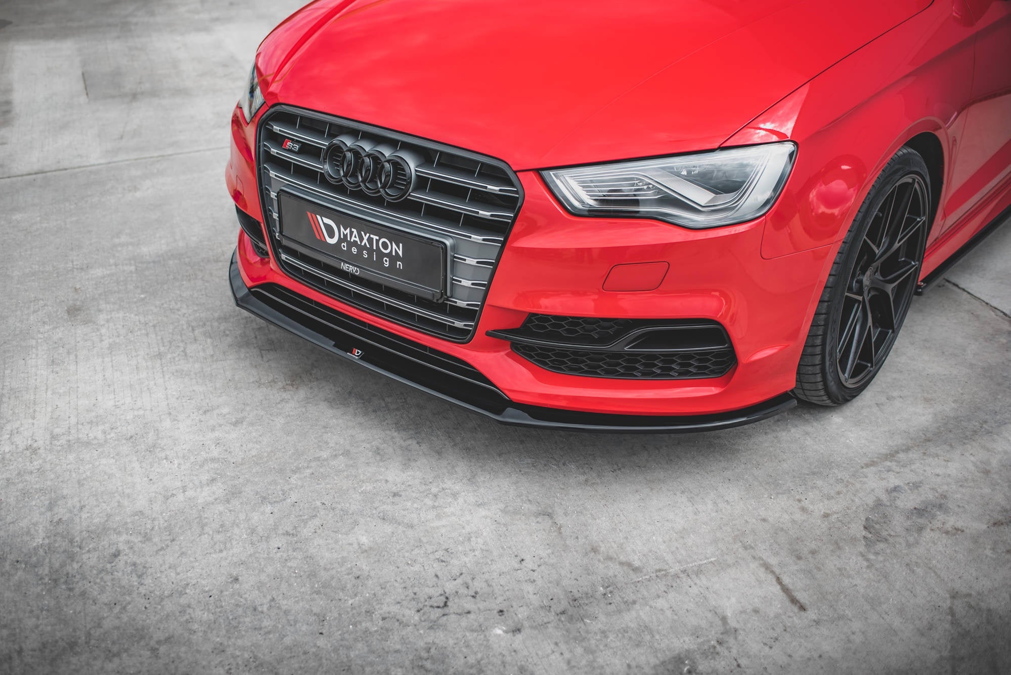 Maxton Design Splitter delantero V.1 para Audi S3 / A3 S-Line 8V Sedan / Cabrio - imagen 1