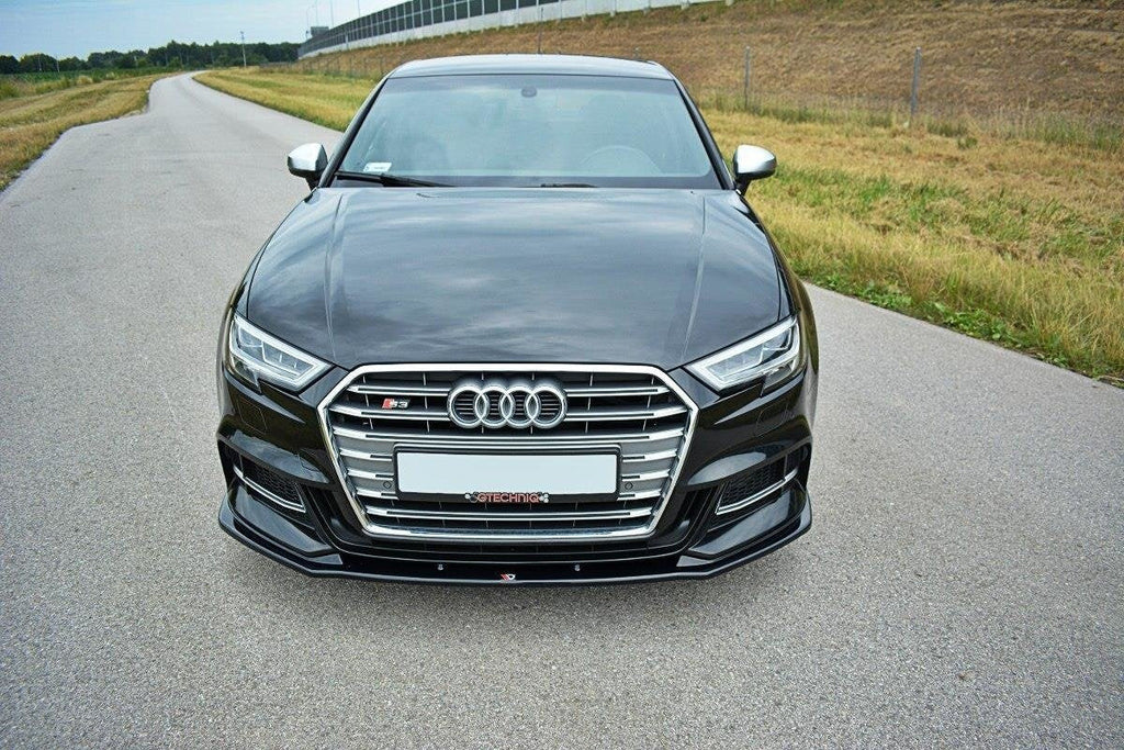 Maxton Design Splitter delantero V.1 para Audi S3 / A3 S-Line Hatchback / Sportback 8V Facelift - imagen 2