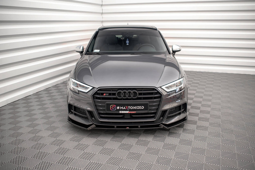 Maxton Design Splitter delantero V.1 para Audi S3 / A3 S-Line Sportback 8V Facelift - imagen 2
