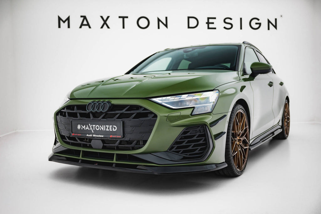 Maxton Design Splitter delantero V.1 para Audi S3 Sportback / A3 S-line Sportback 8Y Facelift - imagen 1