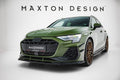 Maxton Design Splitter delantero V.1 para Audi S3 Sportback / A3 S-line Sportback 8Y Facelift - imagen 1
