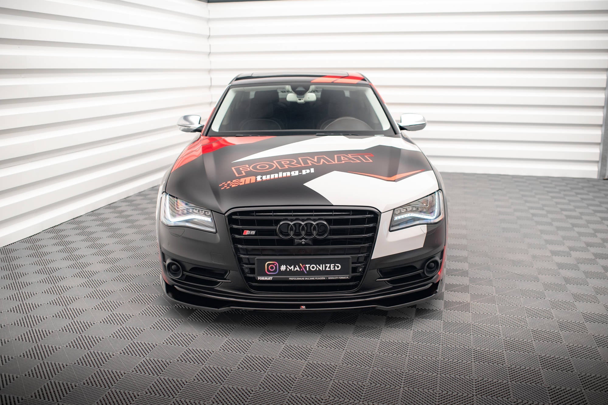 Maxton Design Splitter delantero V.1 para Audi S8 D4 - imagen 2