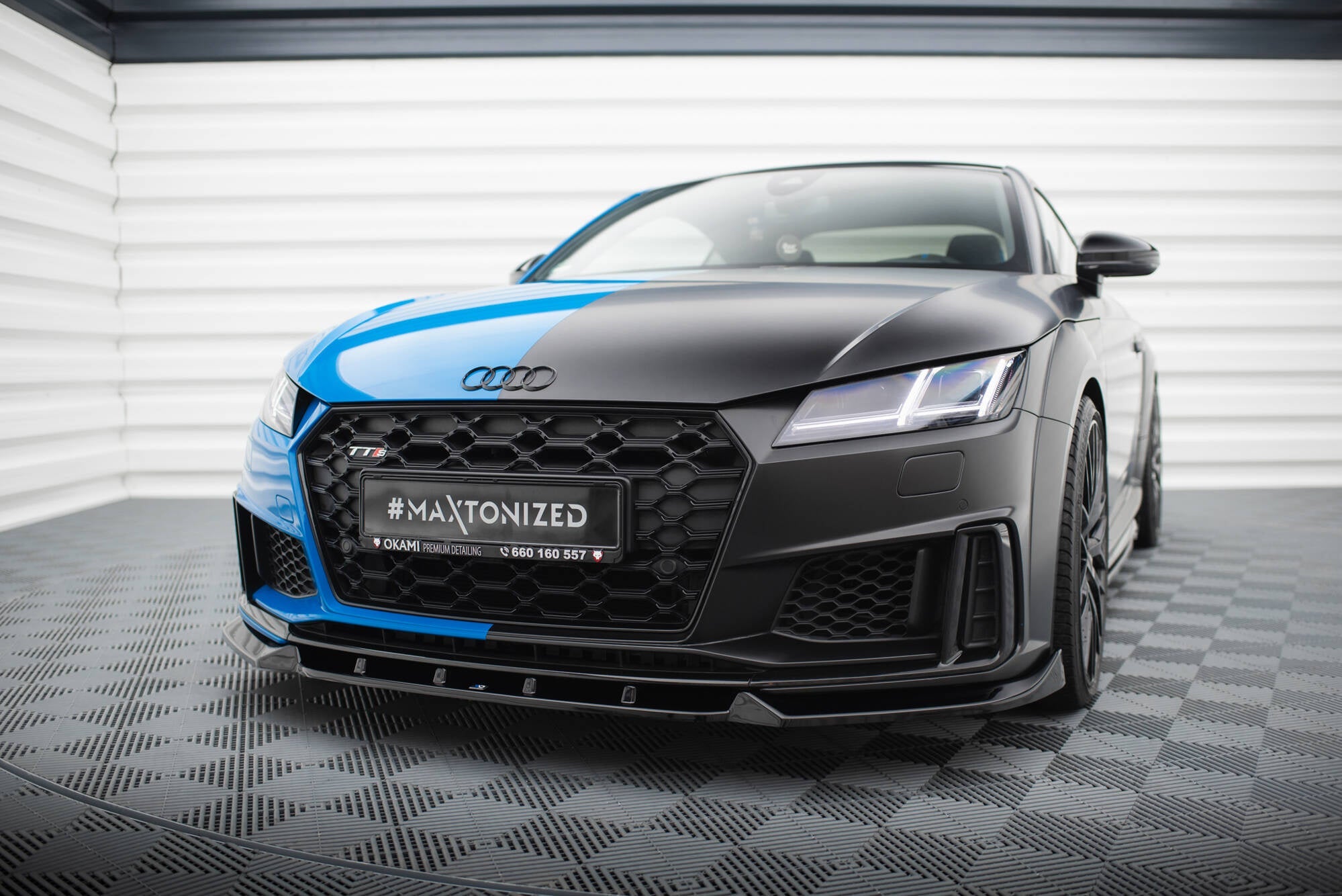 Maxton Design Splitter delantero V.1 para Audi TT S / TT S-Line 8S Facelift - imagen 1