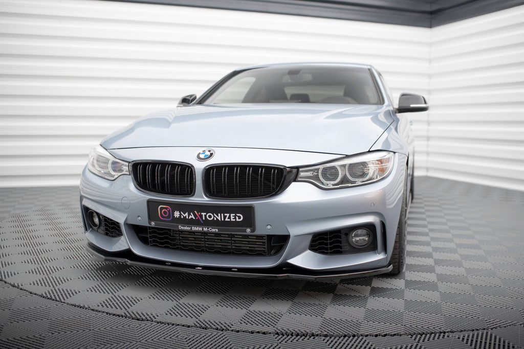 Maxton Design Splitter delantero V.1 para BMW 4 Coupe / Gran Coupe / Cabrio M-Pack F32 / F36 / F33 - imagen 1