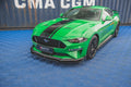 Maxton Design Splitter delantero V.1 + Flaps para Ford Mustang GT Mk6 Facelift - imagen 1