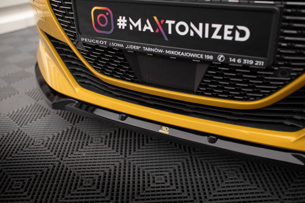 Maxton Design Splitter delantero V.1 + Flaps para Peugeot 208 GT Mk2 - imagen 3