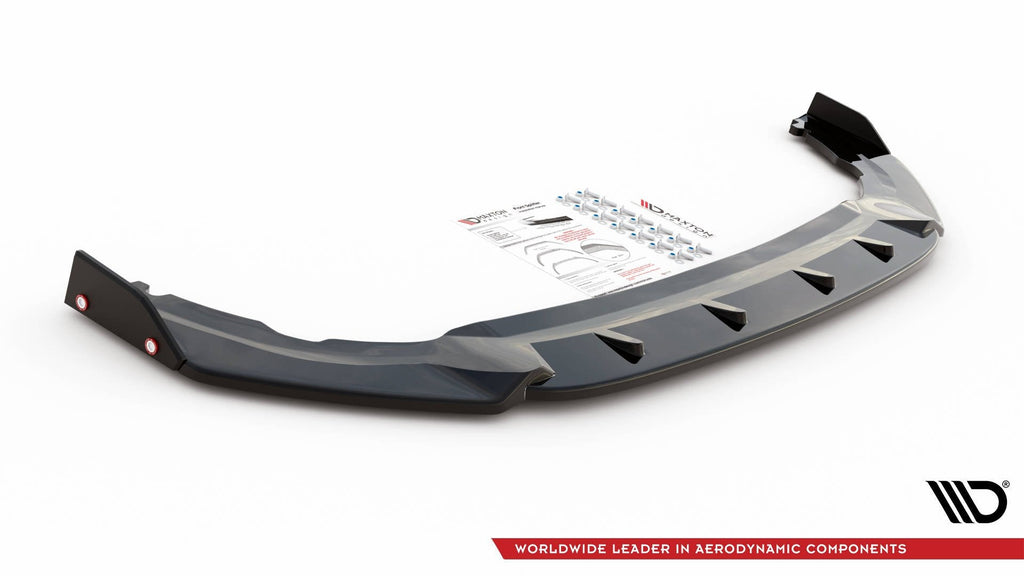 Maxton Design Splitter delantero V.1 + Flaps para Volkswagen Golf GTI Clubsport Mk8 - imagen 4
