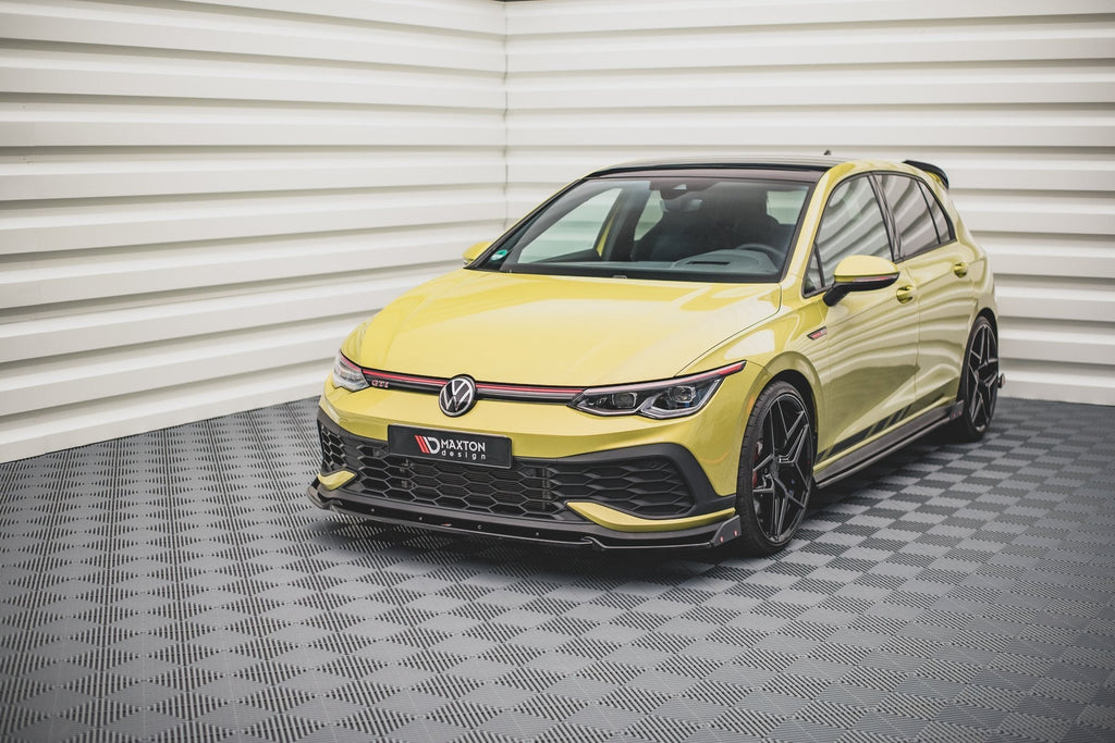 Maxton Design Splitter delantero V.1 + Flaps para Volkswagen Golf GTI Clubsport Mk8 - imagen 2