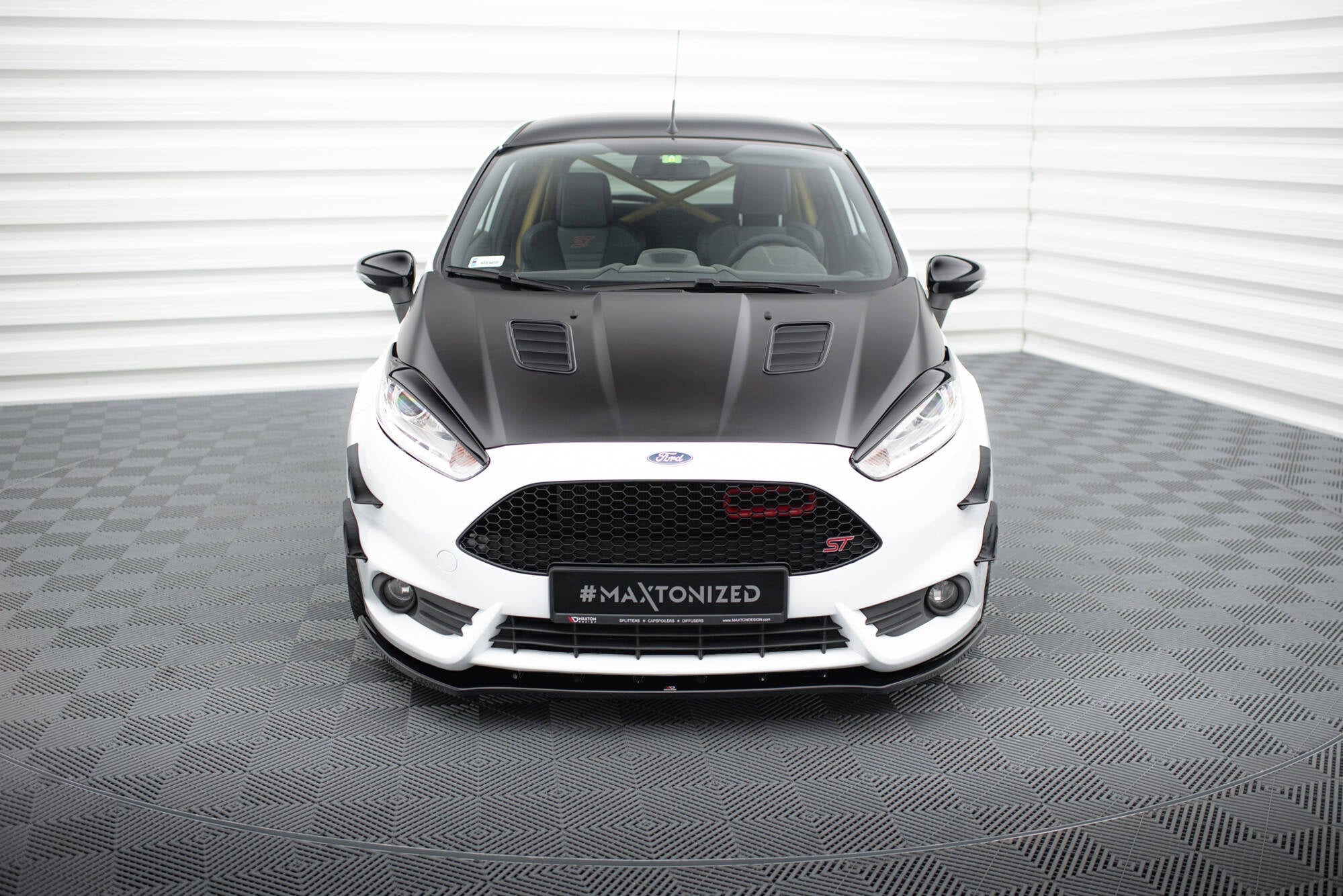 Maxton Design Splitter delantero V.1 para Ford Fiesta ST Mk7 Facelift - imagen 2