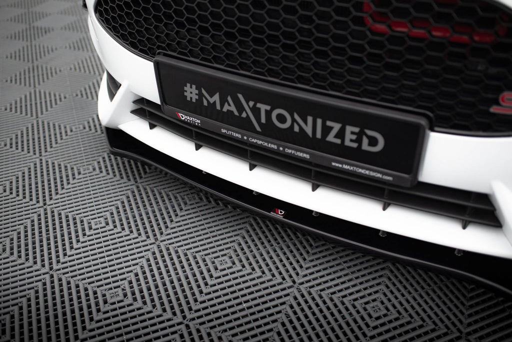 Maxton Design Splitter delantero V.1 para Ford Fiesta ST Mk7 Facelift - imagen 3