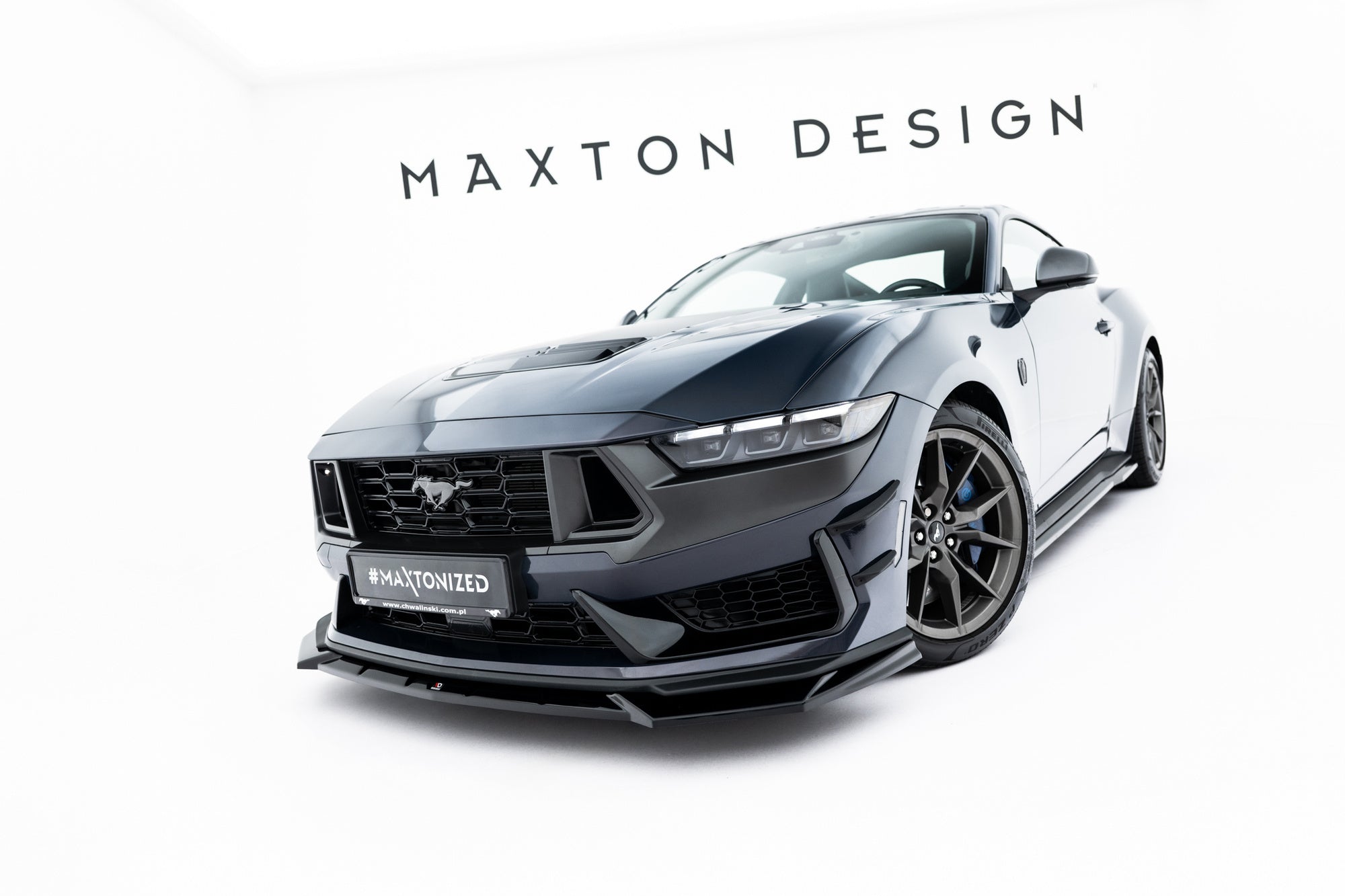 Maxton Design Splitter delantero V.1 para Ford Mustang Dark Horse Mk7 - imagen 1