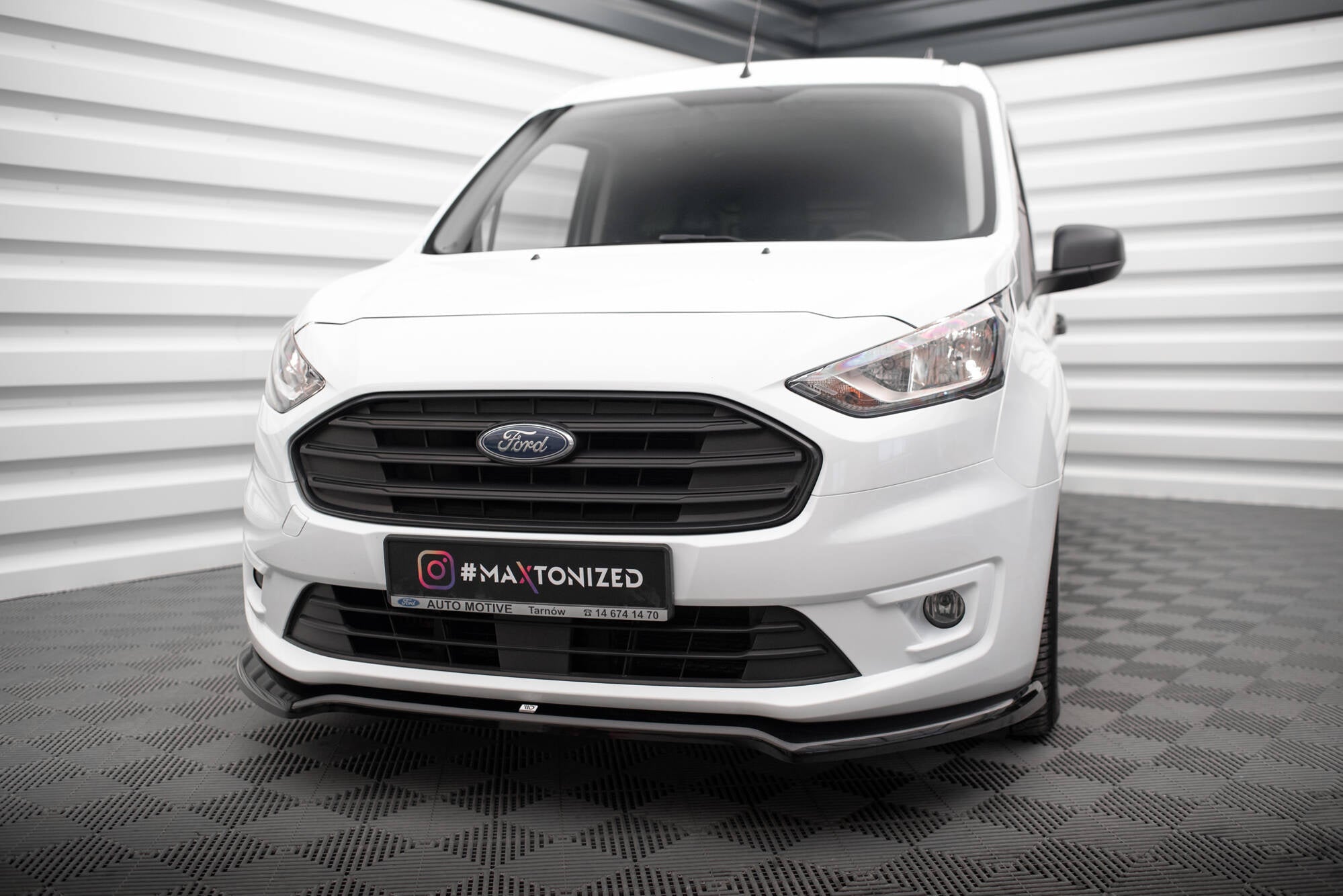 Maxton Design Splitter delantero V.1 para Ford Transit Connect Mk2 Facelift - imagen 1