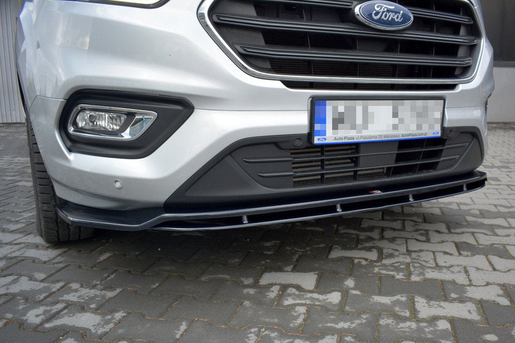 Maxton Design Splitter delantero V.1 para Ford Transit Custom Mk1 Facelift / Tourneo Custom Mk1 Facelift - imagen 1