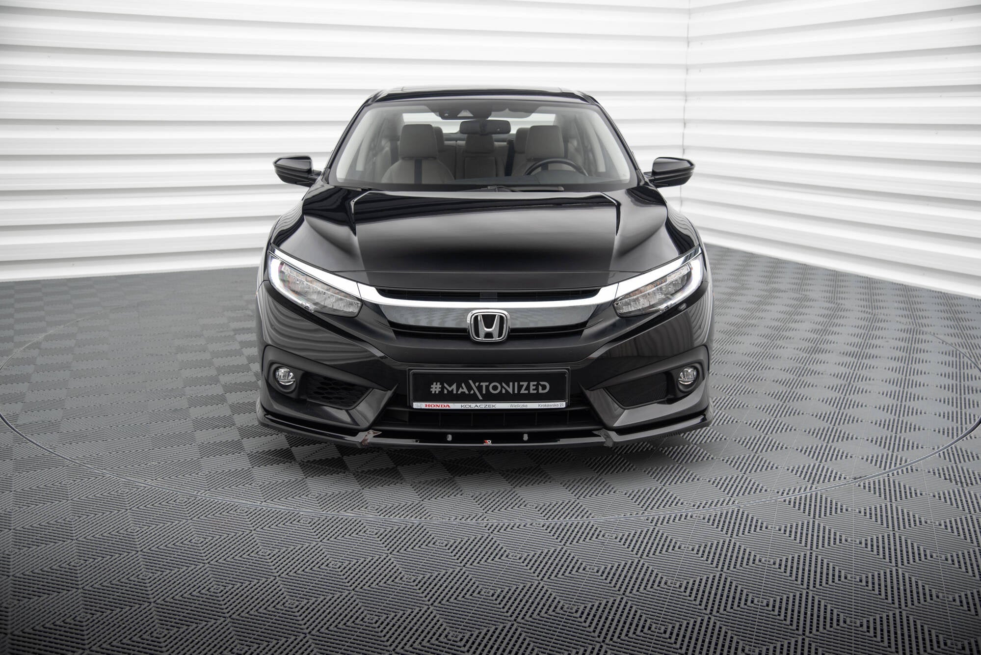 Maxton Design Splitter delantero V.1 para Honda Civic Sedan Mk10 - imagen 2