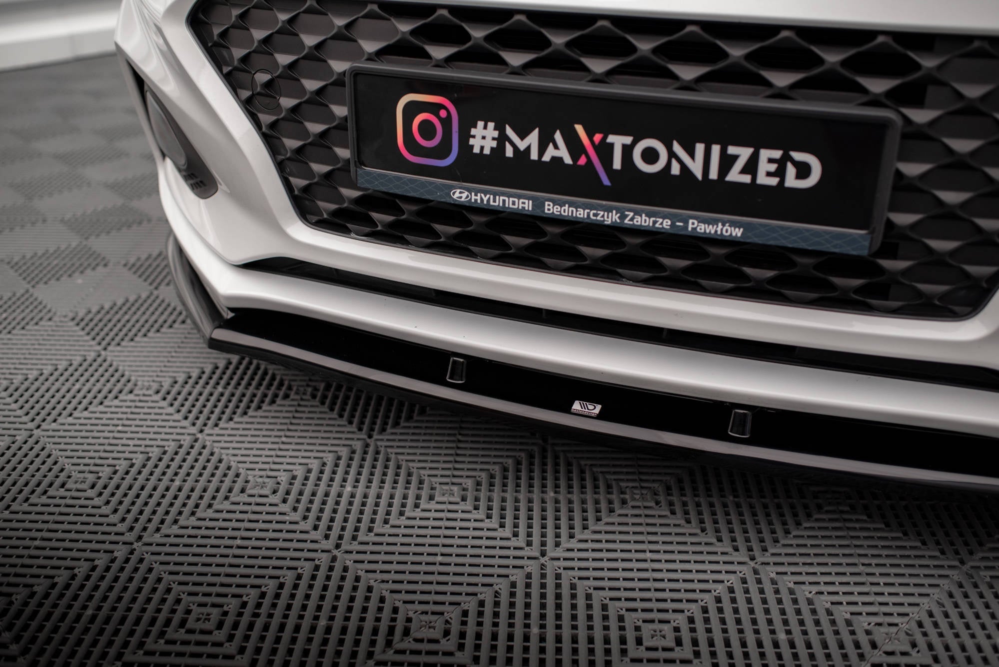 Maxton Design Splitter delantero V.1 para Hyundai I20 Mk2 Facelift - imagen 3