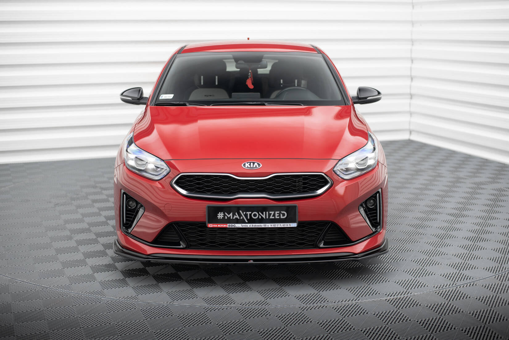Maxton Design Splitter delantero V.1 para Kia Ceed GT / GT-Line Mk3 / Proceed Mk1 - imagen 2