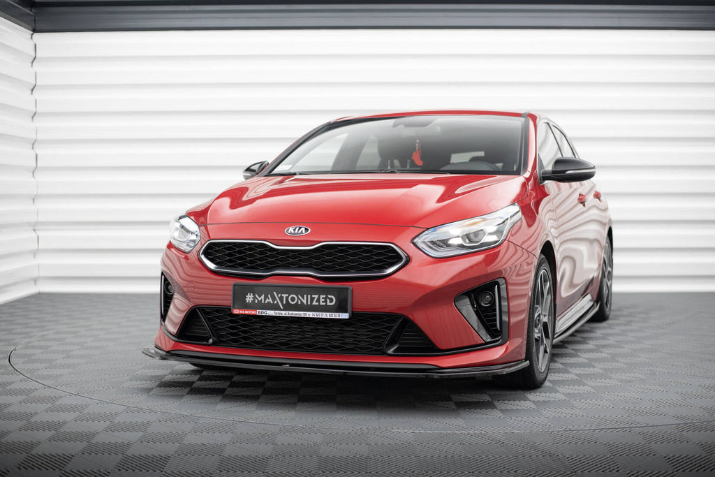 Maxton Design Splitter delantero V.1 para Kia Ceed GT / GT-Line Mk3 / Proceed Mk1 - imagen 1