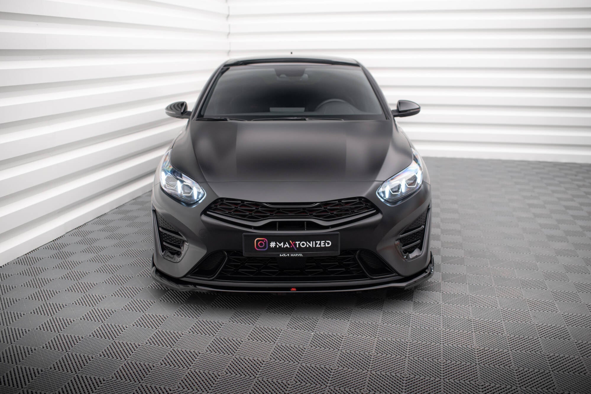 Maxton Design Splitter delantero V.1 para Kia Proceed GT Mk3 Facelift / Ceed GT / GT - Line Mk1 Facelift - imagen 2